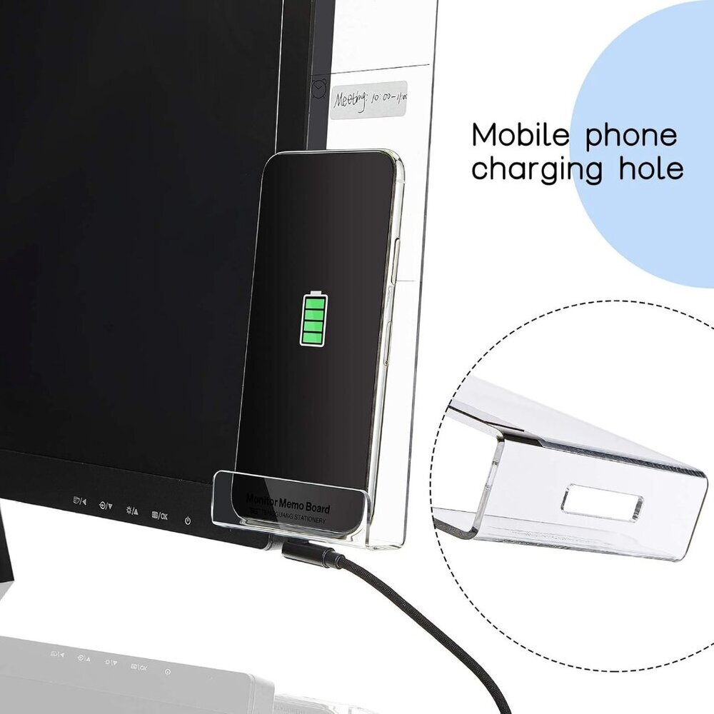 2 Pcs Multifunction Computer Monitor Memo Board C… - image 4